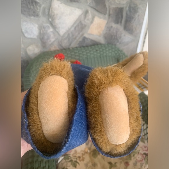 2005 Vermont 16” Teddy bear With Bouquet Of Red Roses - Picture 6 of 12